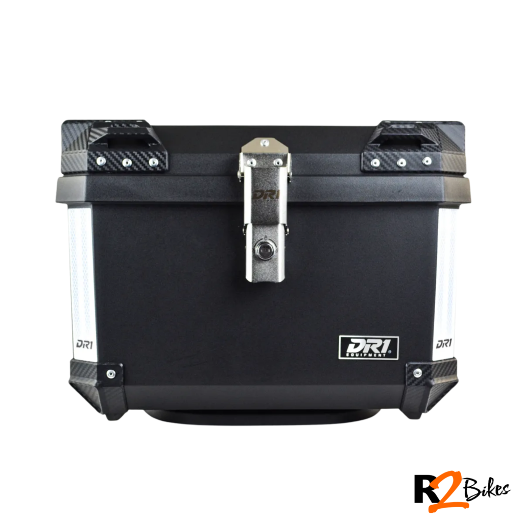 R2 Bikes - Maletero Cuadrado Dr1 57 Lt Black Color Negro