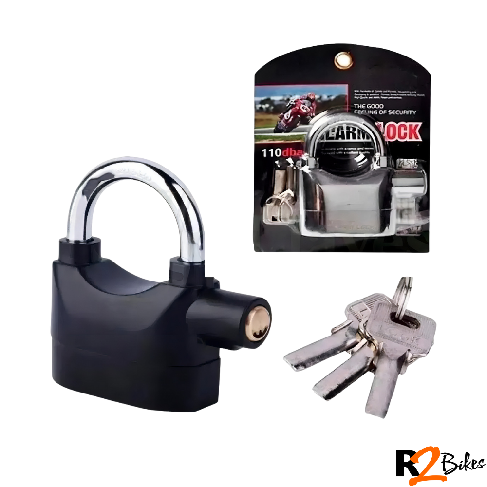 Candado alarma tipo U R2 Bikes