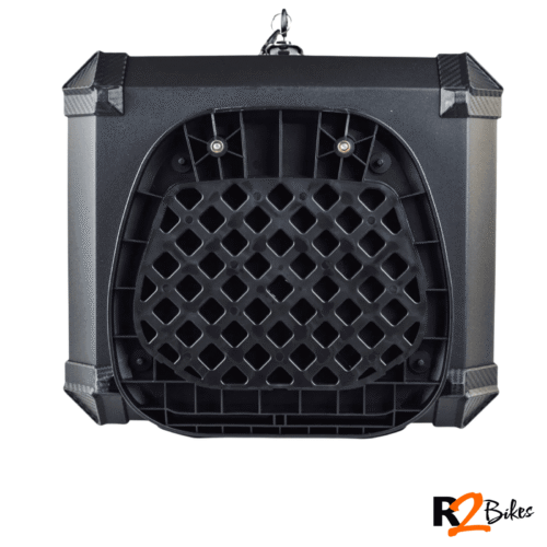R2 Bikes - Maletero Cuadrado Dr1 57 Lt Black Color Negro