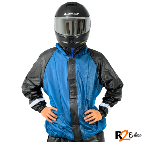 Conjunto impermeable R2 Bikes Azul