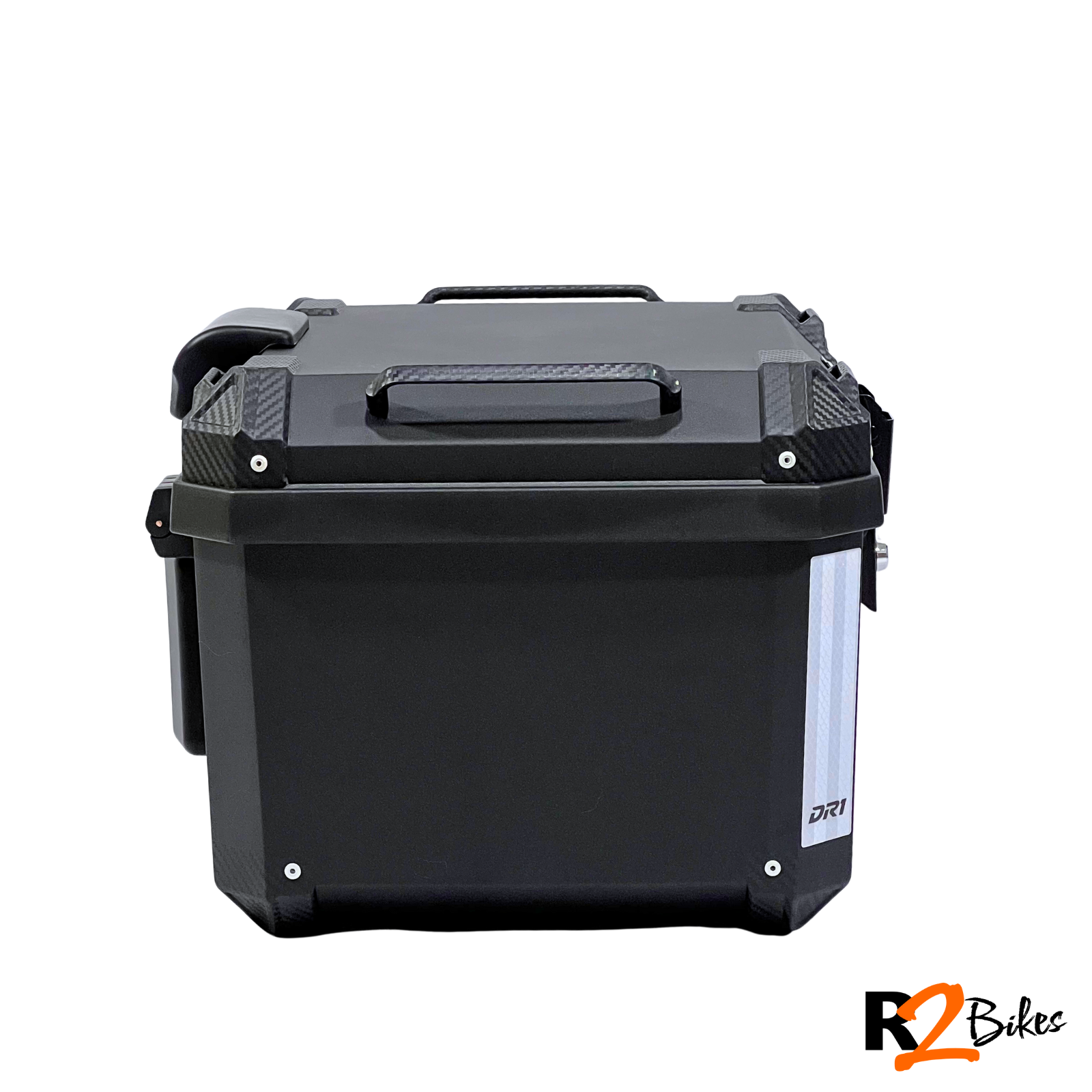 R2 Bikes - Maletero Cuadrado Dr1 57 Lt Black Color Negro