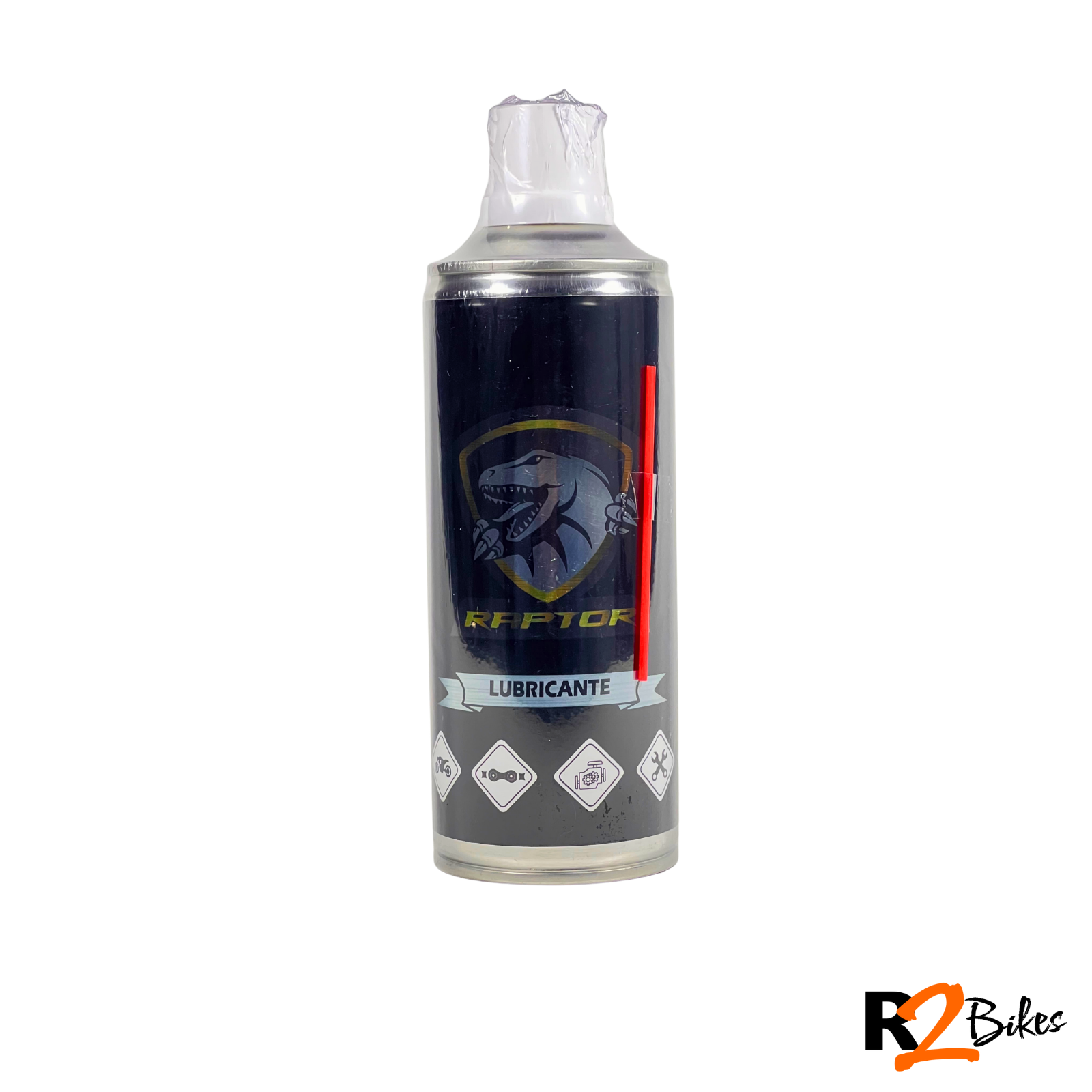 R2 BIKES - Kit Limpieza Cadena Moto Raptor | Desengrasante + Lubricante