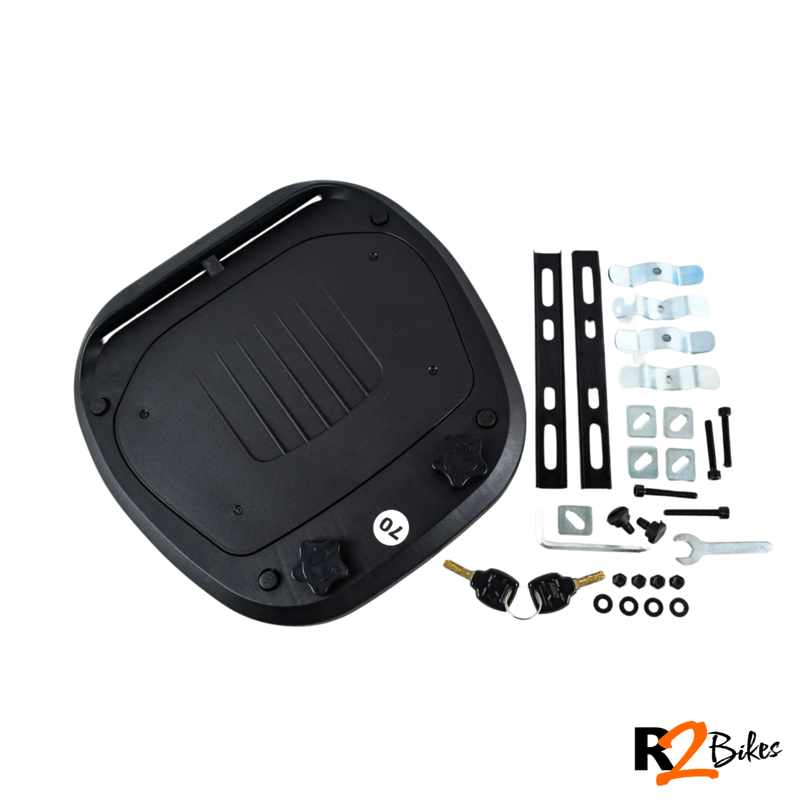 R2 BIKES - Maletero DR1 65 Litros BLACK