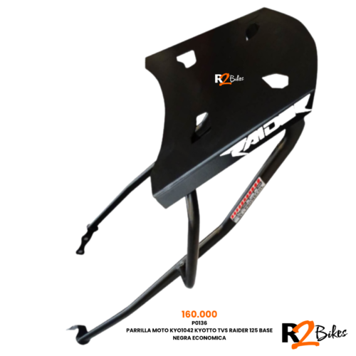 PARRILLA MOTO TVS RAIDER 125 BASE NEGRA